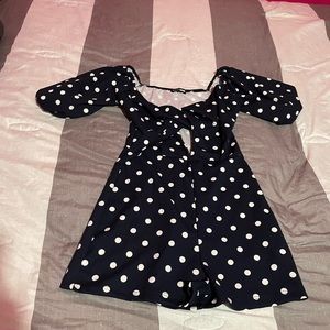 Polk a dot romper